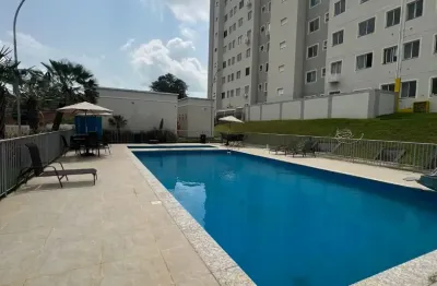 Alugo apartemento mobiliado com área de lazer completa no portal do sol