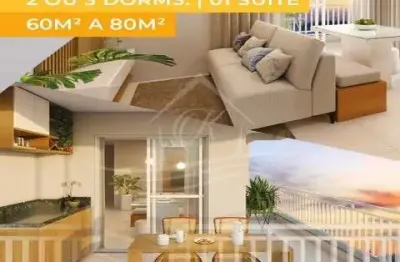 Lançamento apartamento com 2 ou 3 dormitórios sendo 1 suite no porto novo caraguatatuba/sp
