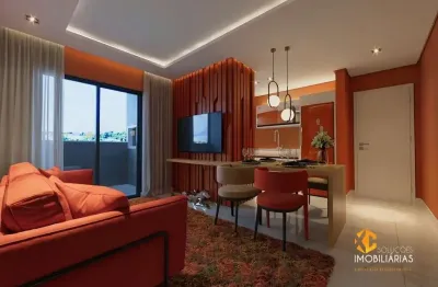 Lançamento no bairro aventureiro - oportunidade de adquirir seu apartamento com 2 quartos, sacada com churrasqueira e 1 vaga de garagem!  entrada 30x