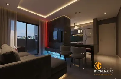 Apartamento no bairro aventureiro - oportunidade de adquirir seu apartamento com 2 quartos, sacada com churrasqueira e 1 vaga de garagem!  entrada 27x