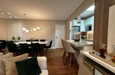 Apartamento mobiliado à venda em joinville - bairro glória - suíte + 1 dormitório - 1 vaga de garagem