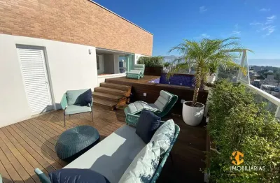 Apartamento de alto padrão à venda em Joinville com 4 suítes, 319m² privativos, 3 vagas, situado em região com infraestrutura completa!