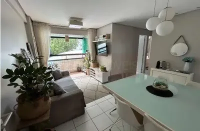Apartamento de 3 quartos com suíte e 2 salas, na torre, recife-pe: 63m², 2 vagas de garagem!