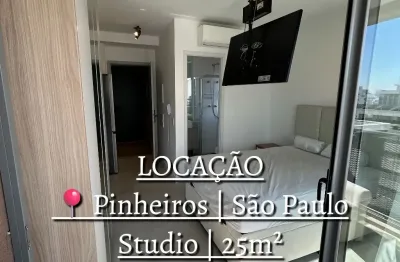 Studio mobiliado num dos melhores locais de pinheiros, perto de tudo!