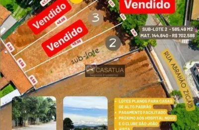 Terreno à venda, 585m² por r$ 703.000,00 - barro vila santista - atibaia/sp