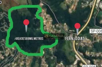 Área à venda, 588.000 m² por r$ 4.500.000 - jundiaizinho - atibaia/sp