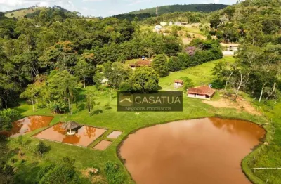 Chácara com 7 dormitórios à venda, 24000 m² por r$ 980.000,00 - divininho - nazaré paulista/sp