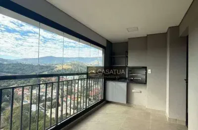 Apartamento com 3 dormitórios para alugar, 88 m² por r$ 5.945,00/mês - nova gardênia - atibaia/sp