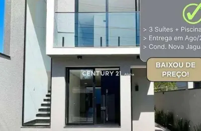 Casa com 3 dormitórios à venda, 100 m² por r$ 990.000,00 - nova jaguari - santana de parnaíba/sp