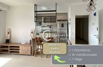 Apartamento com 1 dormitório à venda, 50 m² por r$ 630.000,00 - alphaville - barueri/sp