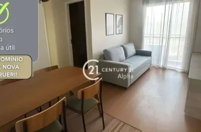 Apartamento com 2 dormitórios para alugar, 52 m² por r$ 4.862,00/mês - jardim tupanci - barueri/sp