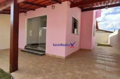 Casa com 2 dormitórios à venda, 68 m² por r$ 350.000,00 - cidade satélite - juatuba/mg