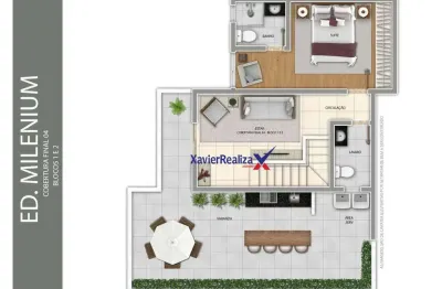 Cobertura com 3 dormitórios à venda, 134 m² por r$ 790.000,00 - centro - contagem/mg