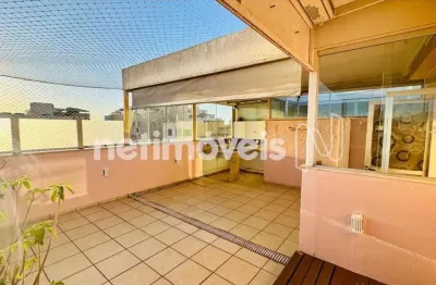 Cobertura com 3 quartos para alugar na Rua Itacoatiara, Sagrada Família, Belo Horizonte