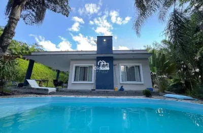 Casa com 2 quartos para alugar no três rios do norte, jaraguá do sul  por r$ 3.400