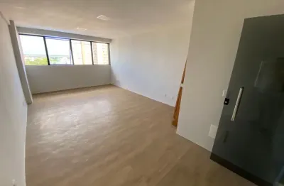 Alugo sala comercial - 28m2 - vista baía - ed city office - batista campos