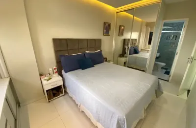Vendo apartamento mobiliado - residencial sky ville - nascente - reformado - andar alto