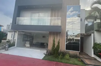 Alugo casa mobiliado no condomínio villa firenze - 04 suítes - duplex - excelente acabamento - porcelanato