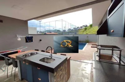 Casa com 3 dormitórios, 200 m² - venda por r$ 1.590.000,00 ou aluguel por r$ 8.900,00/mês - residencial euroville ii - bragança paulista/sp