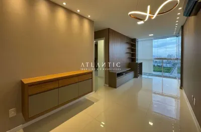 Apartamento reformado com acabamentos de alto padrão e vista livre para o mar no jockey de itaparica