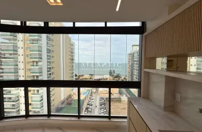 Todo decorado, fica tudo! predio novo 3 quartos com suite vista mar