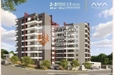 Aya home resort - 3 dorms. 69,00² com suíte e garagem | lazer completo - entrega: fevereiro de 2028