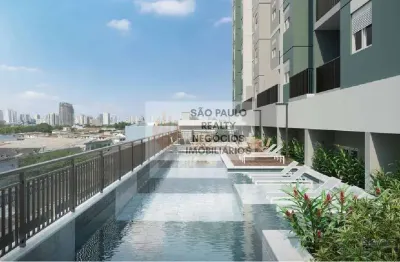 Apartamentos de 46 a 57 m² com 2 e 3 dorms, 1 vaga, terraço e lazer completo, entrega em 30/12/2025, próximo ao tatuapé e anália franco