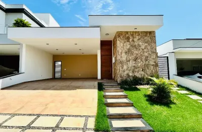 Casa térrea nova 3 dormitórios no condomínio mont blanc sorocaba sp