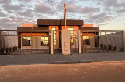 Casa nova à venda no recanto tropical | 1 suíte + 1 quarto | 2 vagas
