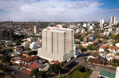 Bonsai premium 2, apartamento na planta, 2 quartos + 1 vaga e área de lazer no centro de cascavel