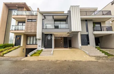 Casa em condomínio fechado com 3 quartos à venda na rua fernando de noronha, 2590, santa cândida, curitiba, 163 m2 por r$ 1.320.000