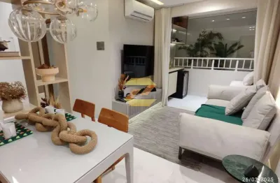 Apartamento campo grande, 2 qts, varanda, em frente à estação de trem supervia