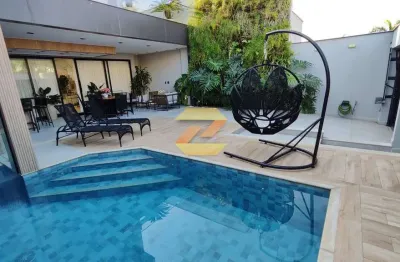 Casa luxo, condomínio riviera del sol, recreio 370m² - porteira fechada