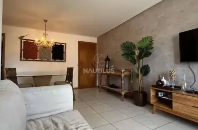Apartamento à venda com 3/4 sendo 1 suíte e 2 vagas de garagem no tirol.