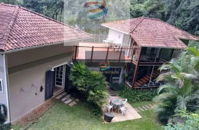 Itaipava - excelente localização! casa com 4 dormitórios à venda, 160 m² - petrópolis/rj