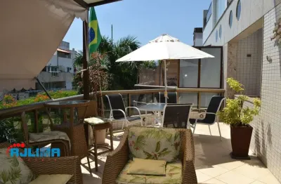 Cobertura para venda em rio de janeiro, recreio dos bandeirantes, 3 dormitórios, 1 suíte, 4 banheiros, 2 vagas
