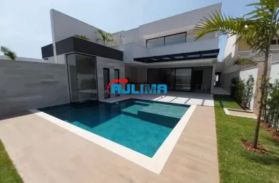 Casa alto padrão para venda em rio de janeiro, barra da tijuca, 5 dormitórios, 4 suítes, 7 banheiros, 3 vagas