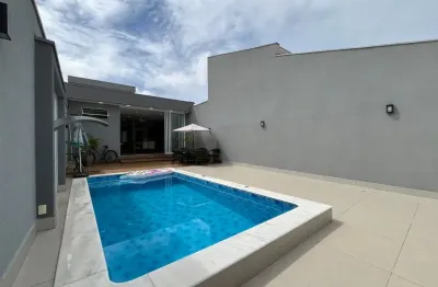 Casa com 03 dormitórios e piscina no bairro pq novo mundo em americana-sp