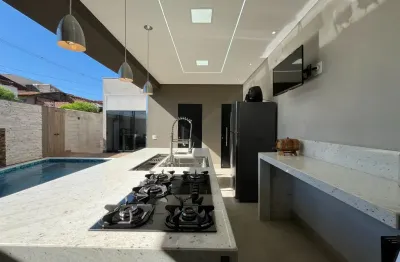 Casa com três dormitórios e piscina em americana – sp