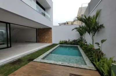 Casa nova em condomínio com 4 quartos em moema, indianópolis