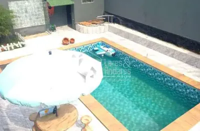 Casa de campo em cond com 720 m² 3 dorm 2 salas sendo duas casas, piscina e churrasqueira com 5 vag