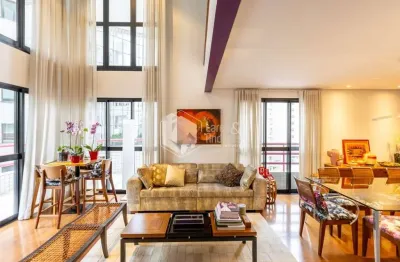 Duplex para venda em itaim bibi com 3 quartos, sendo 2 suítes, 173m²