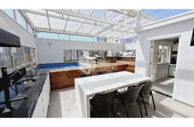 Cobertura duplex à venda 4 quartos 2 suites 3 vagas 244m² vila andrade são paulo - sp