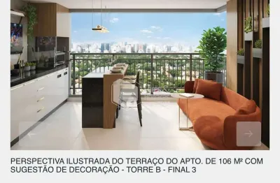 Apartamento tipo para venda em city américa com 3 quartos, sendo 1 suíte, 106m²