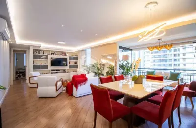 Apartamento tipo para venda em brooklin paulista com 3 quartos, sendo 2 suítes, 125m²