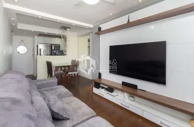 Apartamento tipo para venda em vila canero com 3 quartos, sendo 1 suíte, 75m²