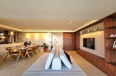 Apartamento tipo para venda em campo belo com 3 quartos, sendo 3 suítes, 146m²