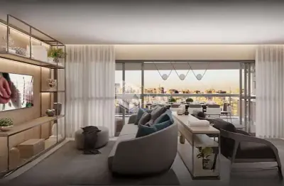 Apartamento tipo para venda em brooklin com 3 quartos, sendo 3 suítes, 180m²