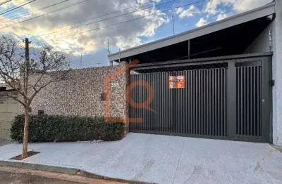 Casa a venda no residencial cambuy, araraquara: 3 dormitorios, 2 banheiros, garagem