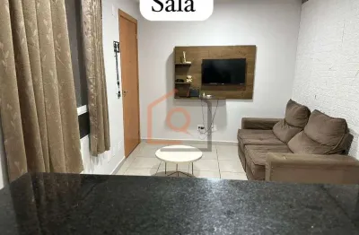 Apartamento com 2 quartos para alugar na Avenida Governador Orestes Quercia, 1201, Altos do Jaraguá, Araraquara, 51 m2 por R$ 1.076